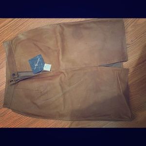 Vintage Leather pencil skirt